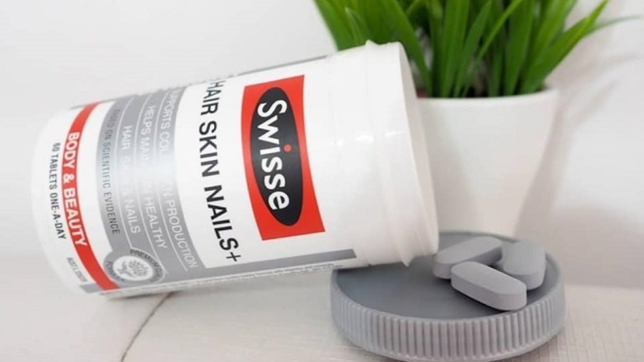 Viên Uống Collagen Swisse Hair Skin Nails Của Úc 60 viên